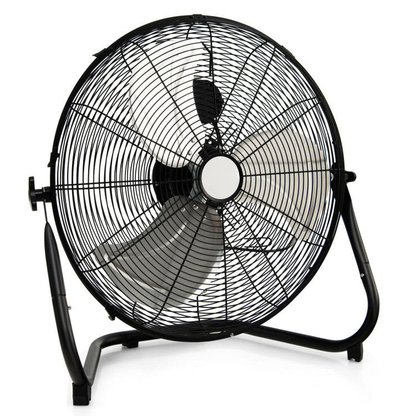 Powerful 20-Inch Metal Floor Fan with 3 Speed Settings - Fesara