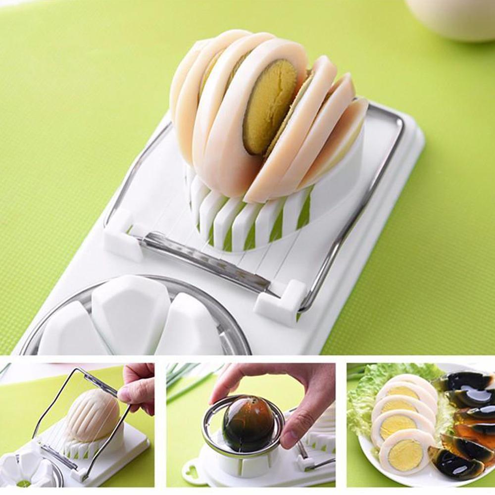 Easy 2 in 1 Egg Cutter and Slicer Tool - Fesara