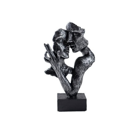 Modern Love Figurine Decorative Couple Statue