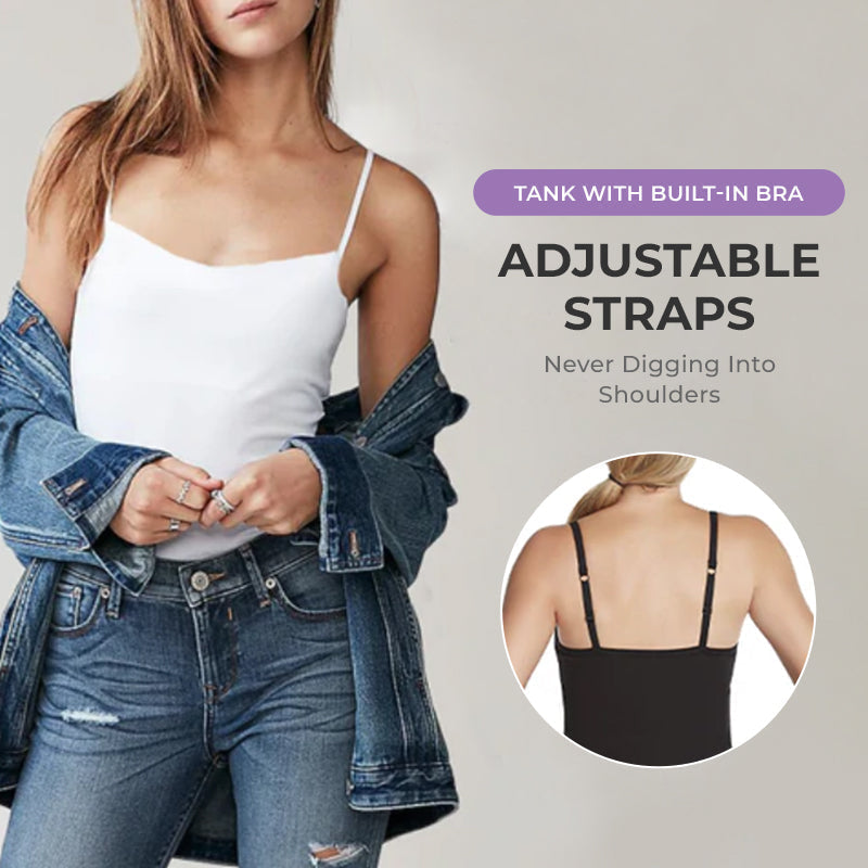 Comfortable Sports Tank Top with Bra