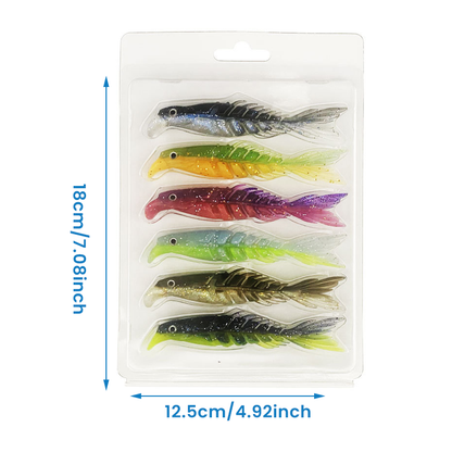 Flexible Segmented Rubber Fishing Lure