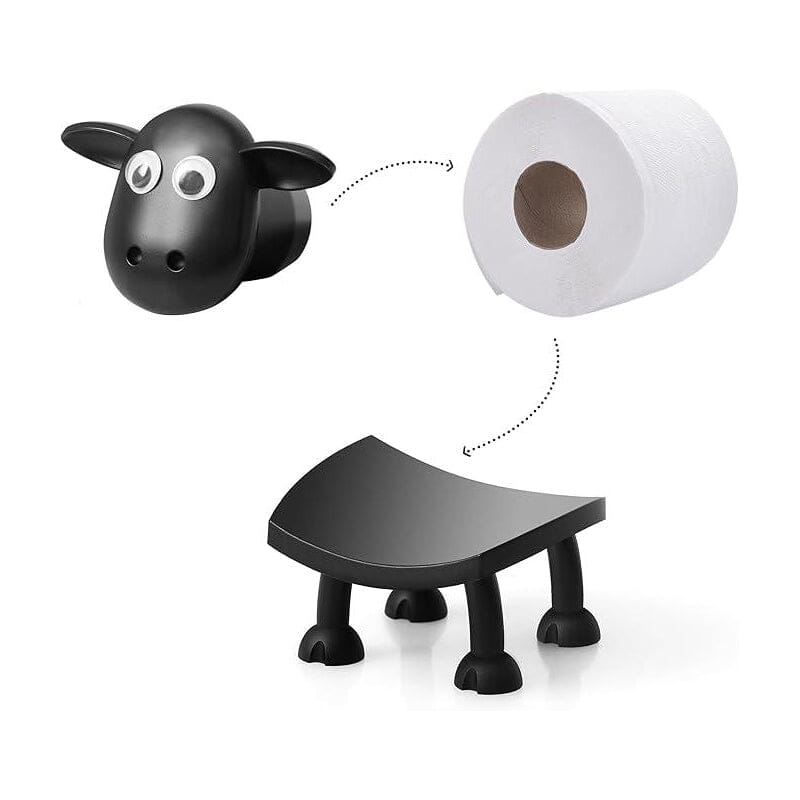 Farmhouse Style Wooden Toilet Paper Holder