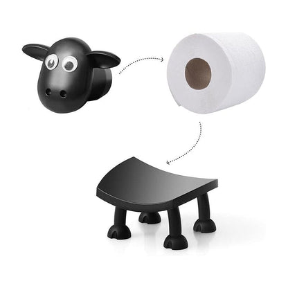 Farmhouse Style Wooden Toilet Paper Holder