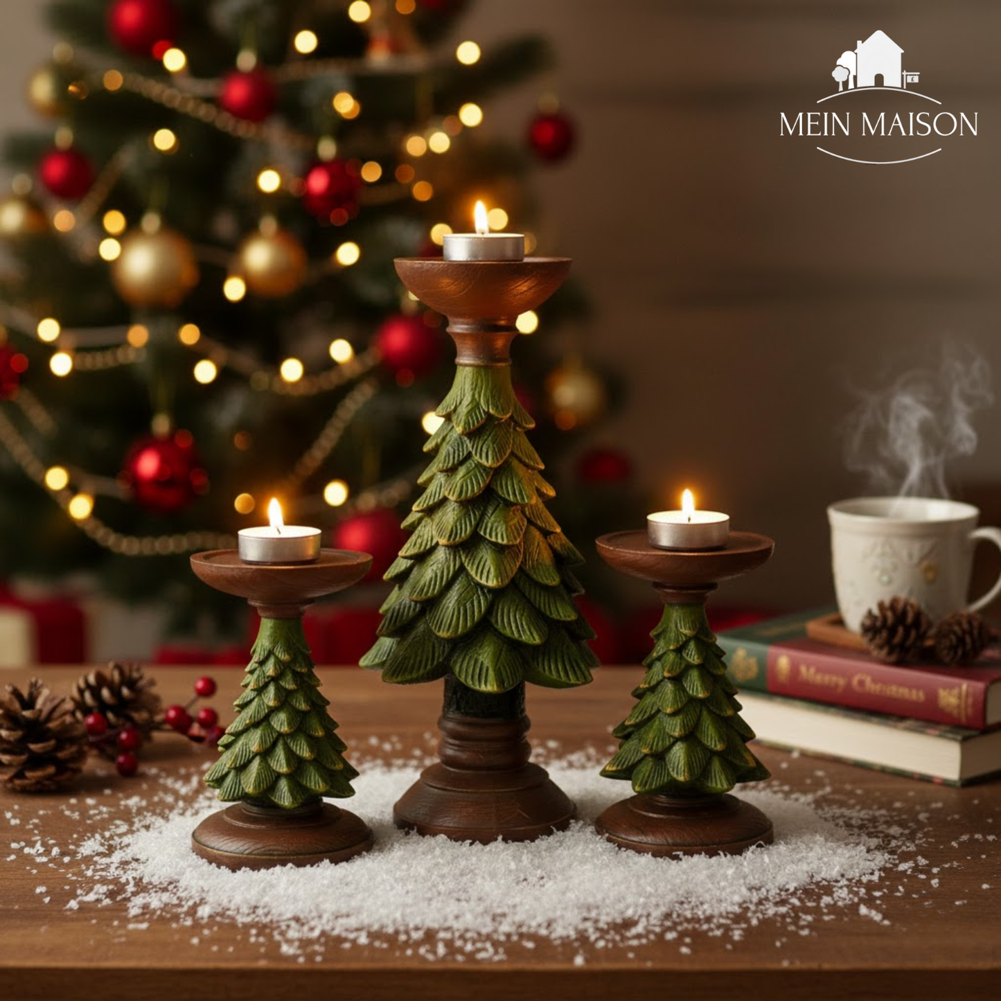 Traditional Warm Christmas Tree Lamp