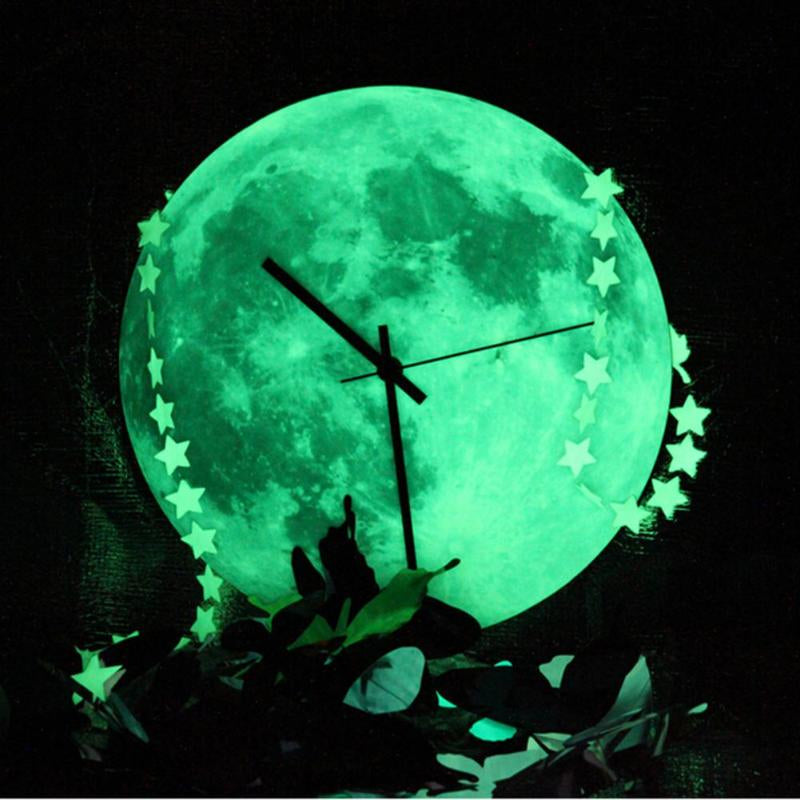 Glowing Night Table Clock with Ambient Light Design