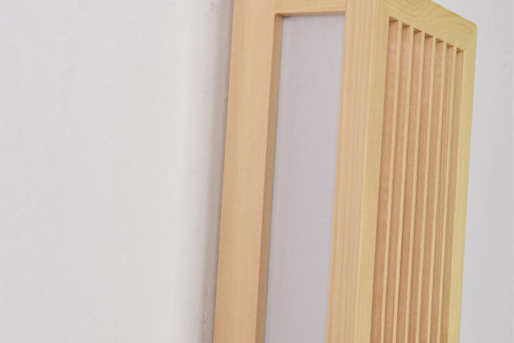 Simple Natural Wood LED Wall Light
