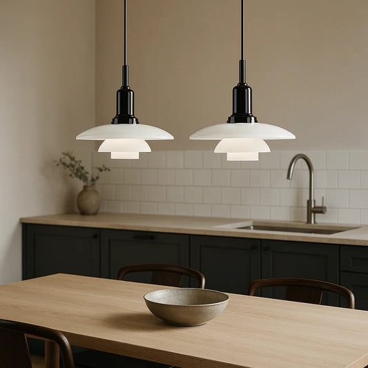 Modern Scandinavian 2/3 Head Pendant Light - Fesara
