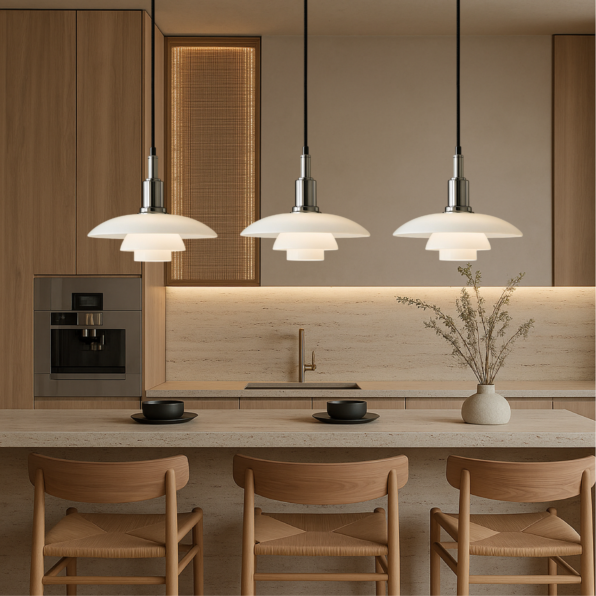 2/3 head Danish design pendant lamp 2