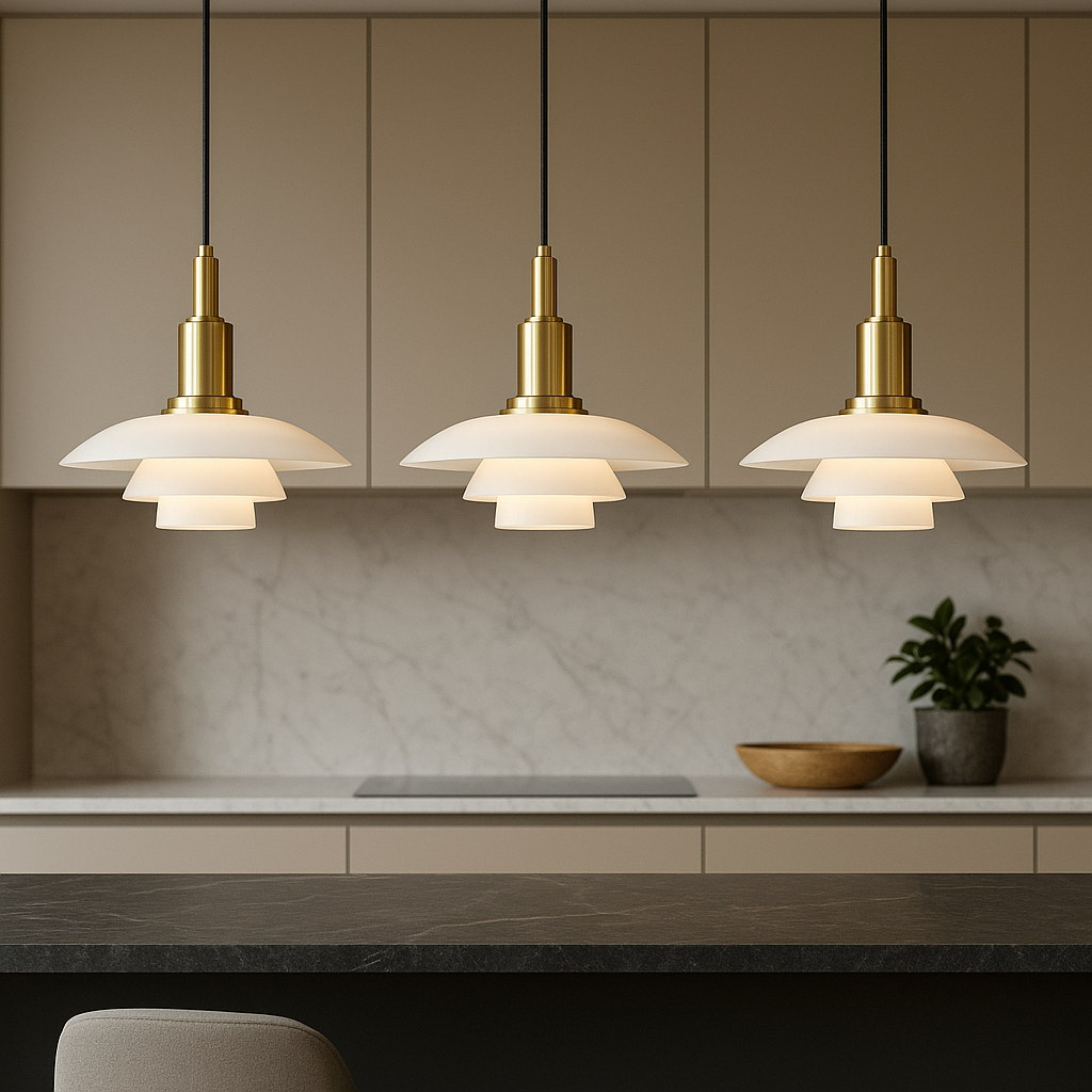 2/3 head Danish design pendant lamp 6