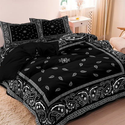 Colorful Floral Pattern Bedding Set