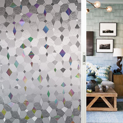 Colorful Transparent Glass Window Sticker Film