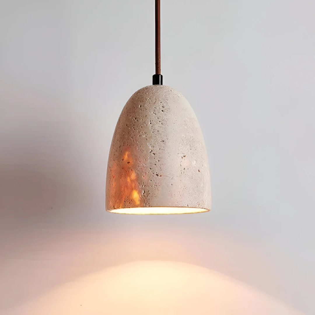 Vintage Stone Hanging Light