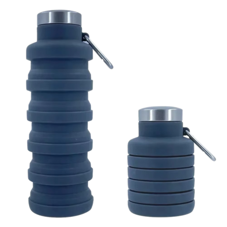 Compact Foldable Silicone Water Bottle
