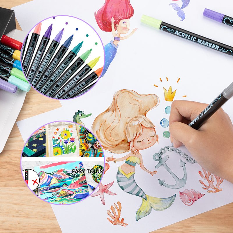 Colorful Art Marker Set - Fesara