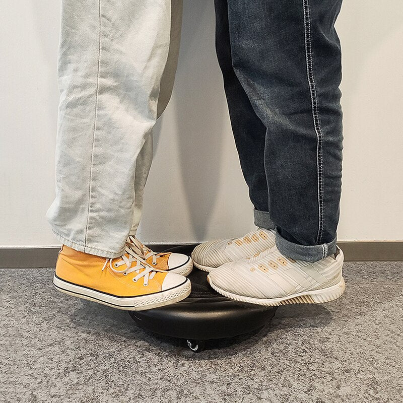 Fesara Portable Swivel Wheeled Office Stool