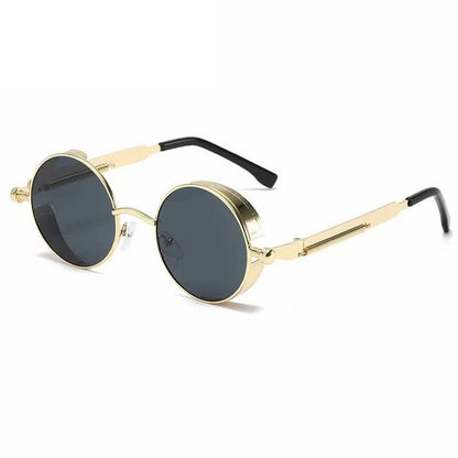 Classic Round UV Sunglasses with Retro Style