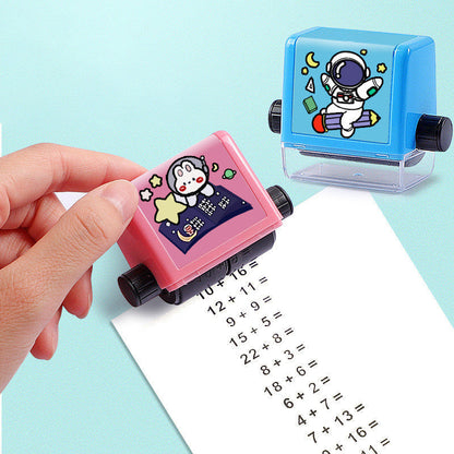 Fun Math Practice Roller Stamp