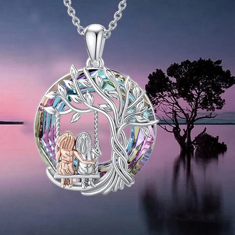 Unique Hollow Heart Friendship Pendant