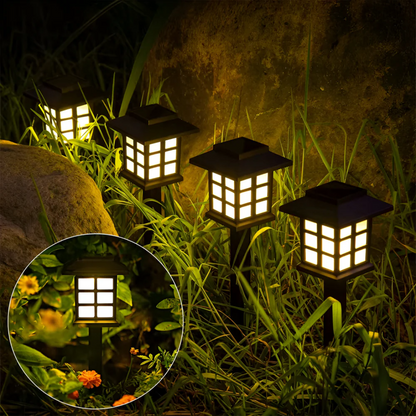 Premium Black Solar Garden Lamp