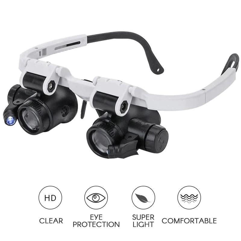 Powerful 3-in-1 Magnifying Glass