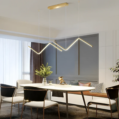 Modern Triangle Hanging LED Light