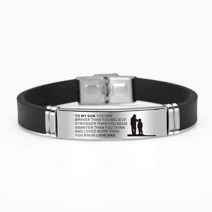 Motivational Son Gift Bracelet