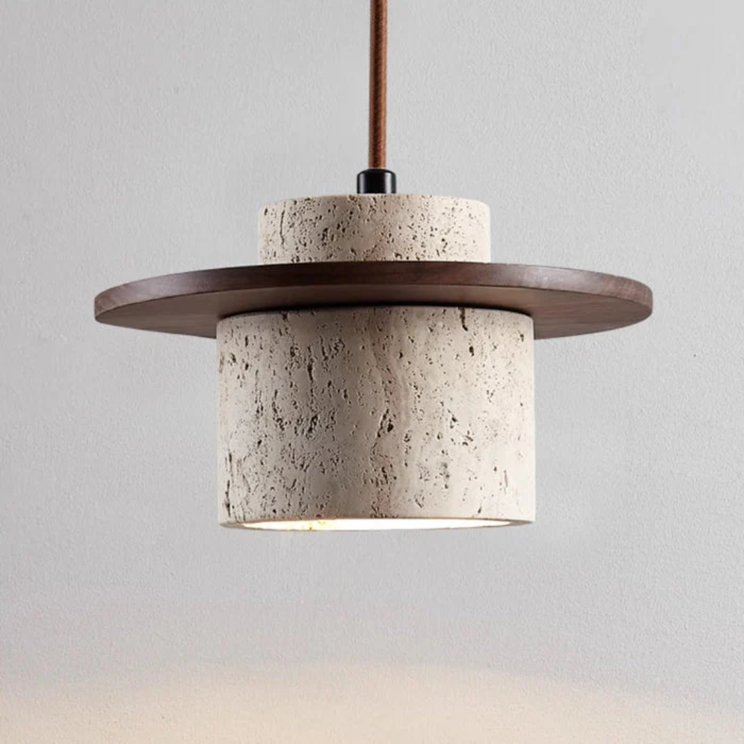 Elegant Stone Hanging Light Fixture - Fesara
