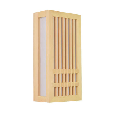 Simple Natural Wood LED Wall Light