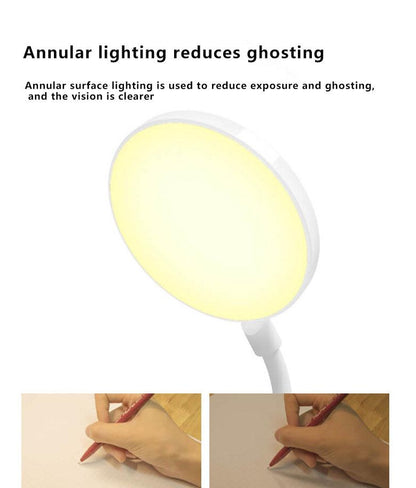 Compact Portable LED Desk Lamp with USB Rechargeable Nightlight
