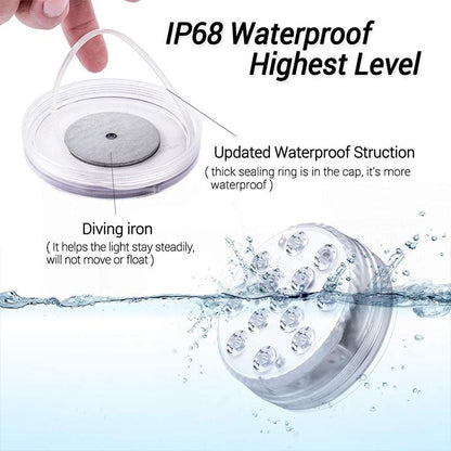 Wireless LED Light with Remote and Suction Cup