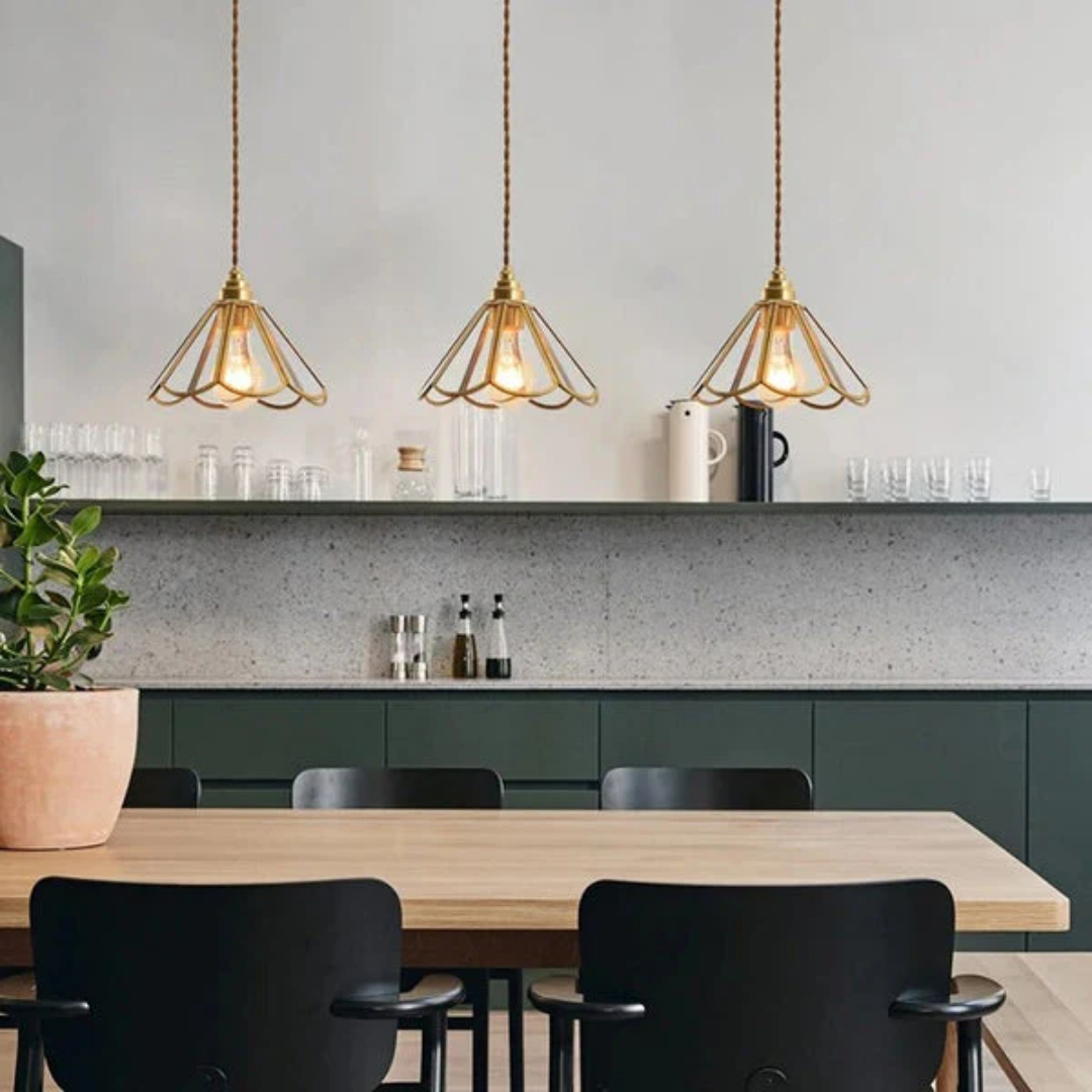 Colorful Stained Glass Pendant Light Fixture
