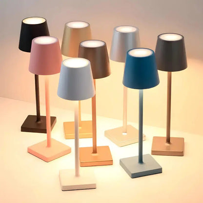 Sleek Contemporary Metal Desk Lamp