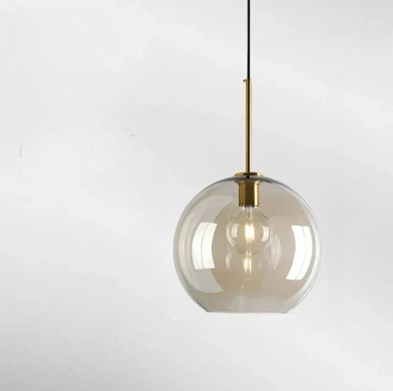 Modern Scandinavian Glass Pendant Lamp