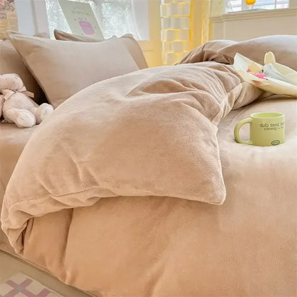 Soft Plush Winter Duvet Cover Set