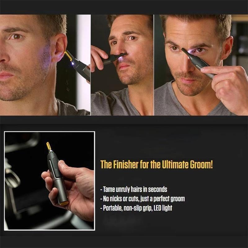 Compact Grooming Trimmer for Beard, Nose and Eyebrows