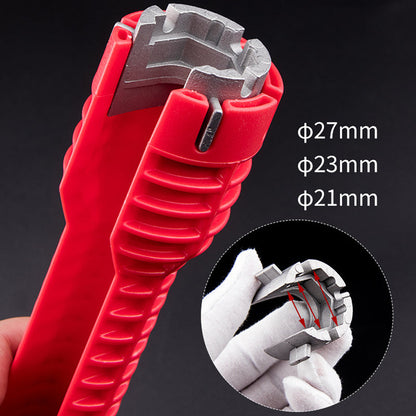 Heavy Duty 8-in-1 Basin Pipe Wrench Tool