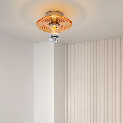 Retro Style Glass Sconce Lamp