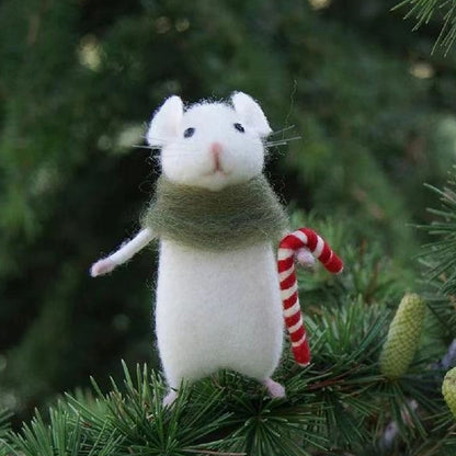 Spooky Felt Halloween Mouse Decoration