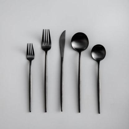Simple 20-Piece Stainless Steel Flatware Set