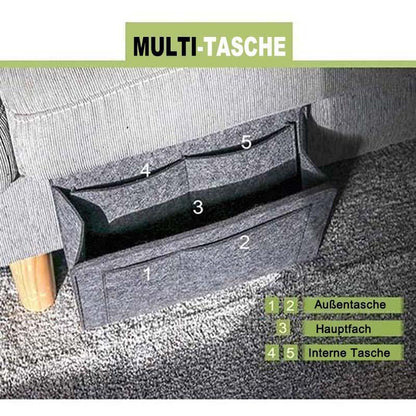 Stylish Hanging Storage Bag for Bed & Sofa