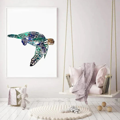 Ocean Animal Metal Decor Ornaments