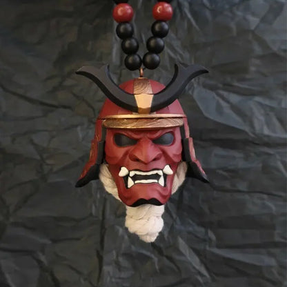Japanese Warrior Car Charm Pendant