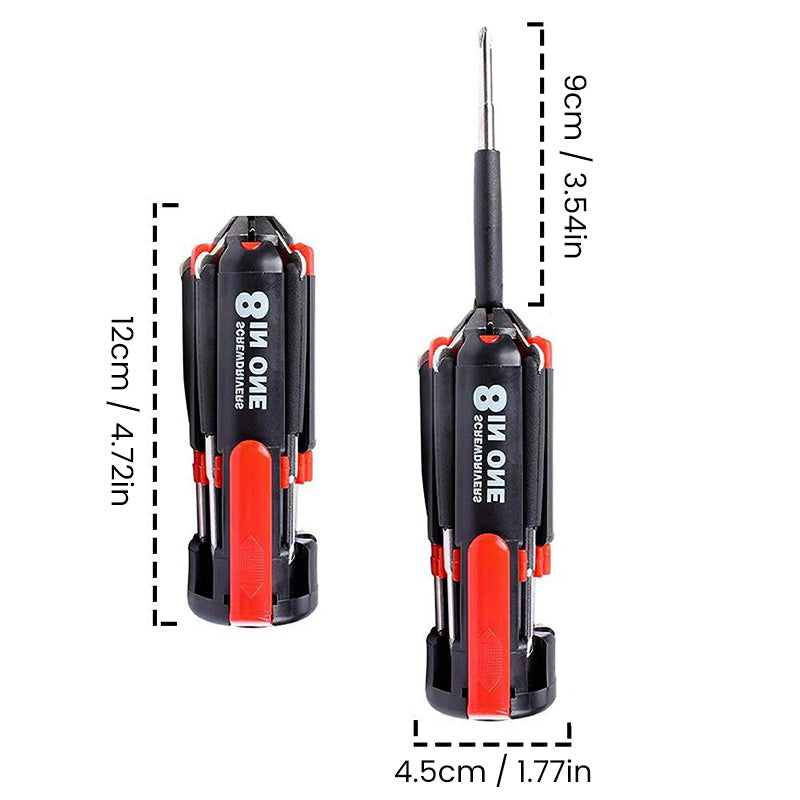 Multi Tool Screwdriver with LED Light