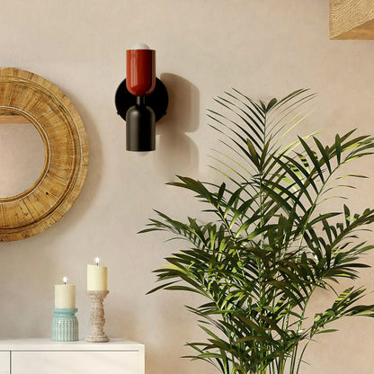 Contemporary Dual Head Wall Lamp