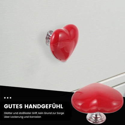 Decorative Heart Shaped Flush Button