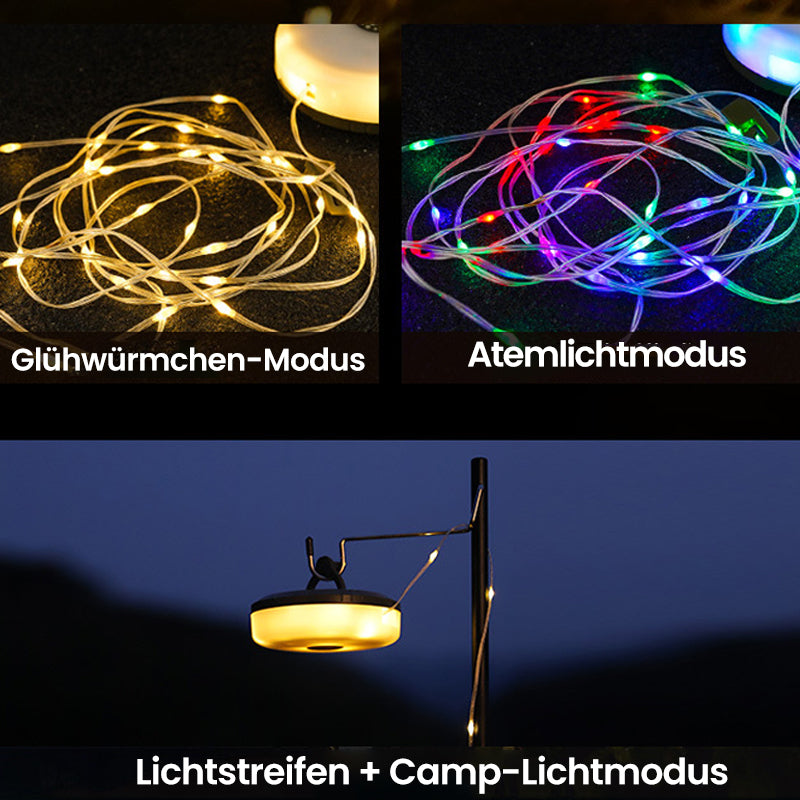 Outdoor String Lights Waterproof Portable Decorative Lights