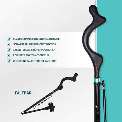 Portable Adjustable Walking Stick
