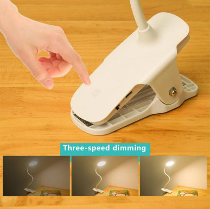 Compact Portable LED Desk Lamp with USB Rechargeable Nightlight