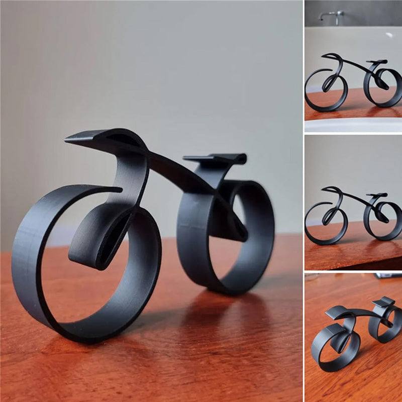Metal Bike Pendant Necklace - Fesara