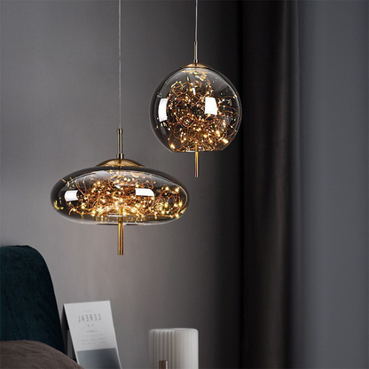 Modern LED Hanging Light Ceiling Fixture